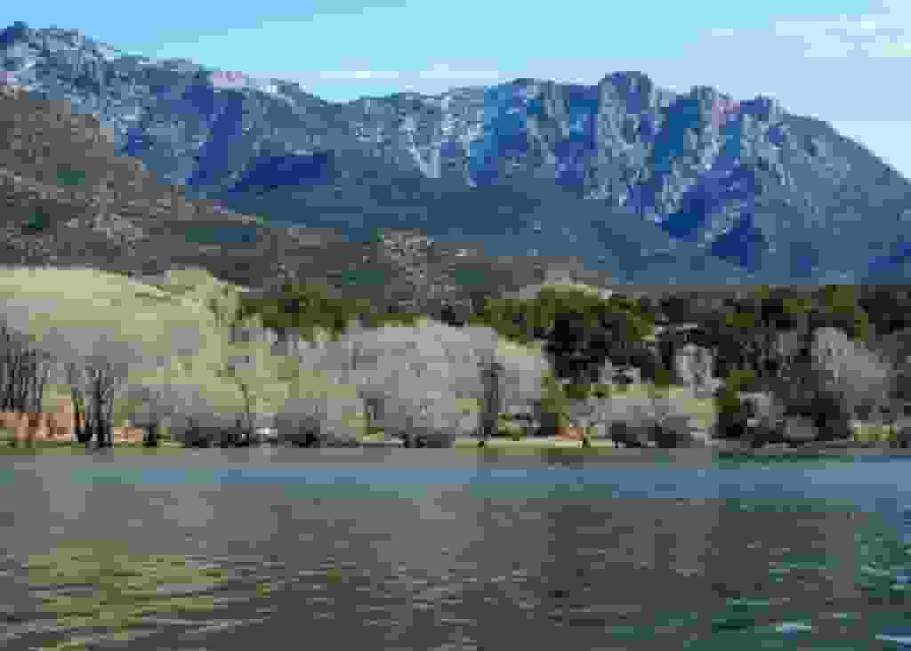 Wide Angle view of The Baker Dam Reservoir near St George Utah