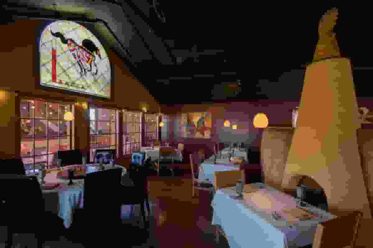view of open table in The Painted Pony restaurant in St George Utah
