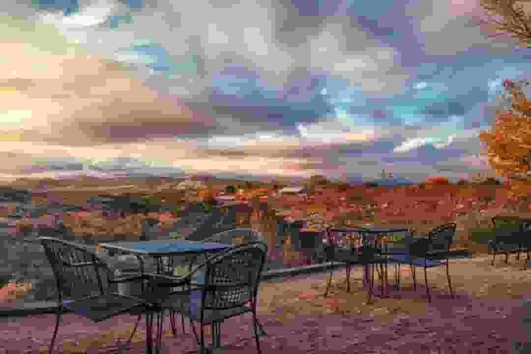 back View of the River Rock Roasting Company near St George Utah